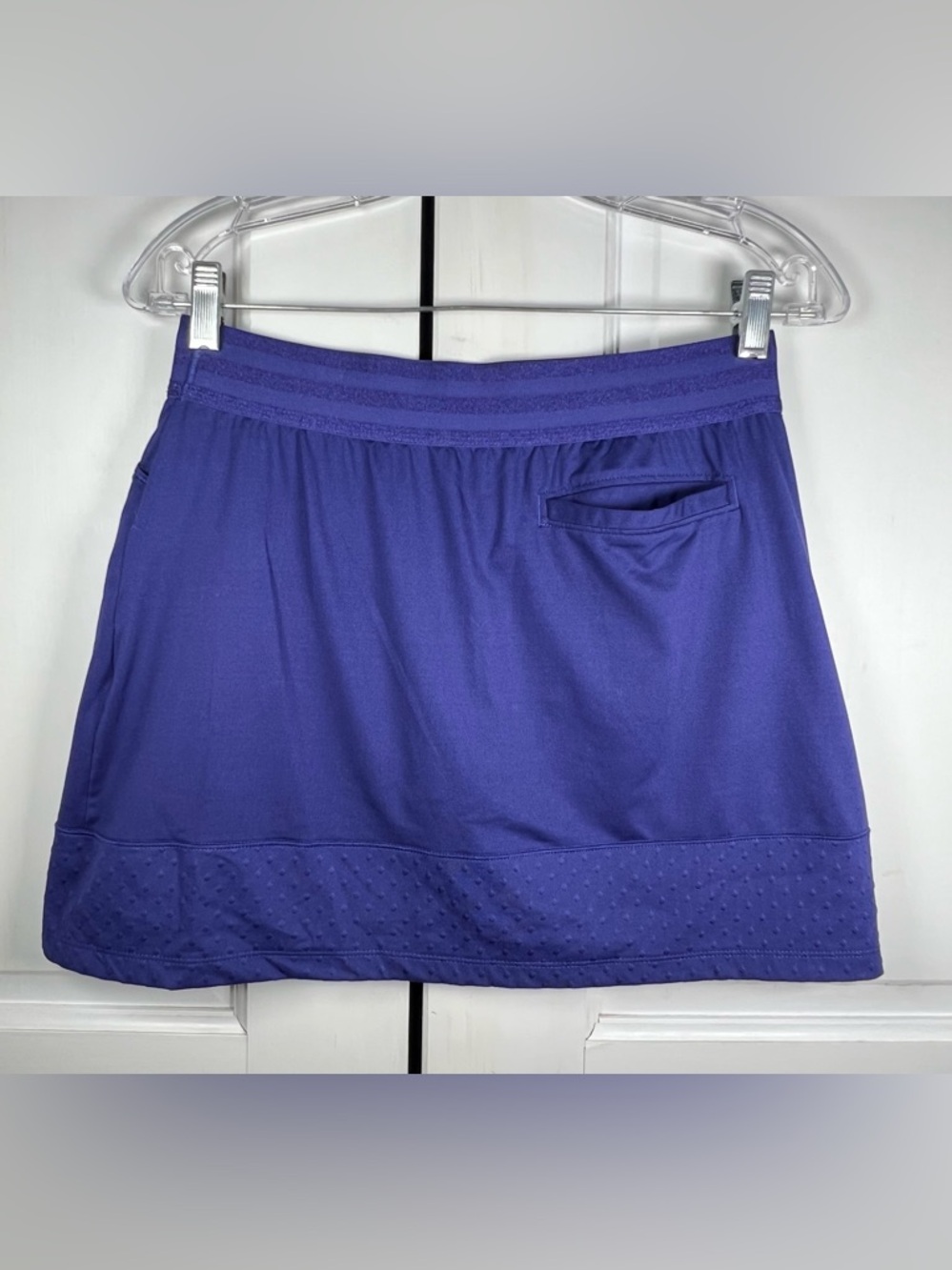 Adidas Tennis Club Womp Skort Purple / White Excellent Condition Size S - Picture 3 of 5